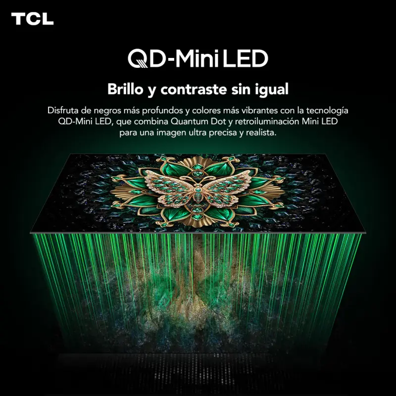 SMART TV DE 98" TCL QLED MINILED GOOGLE TV 98C6